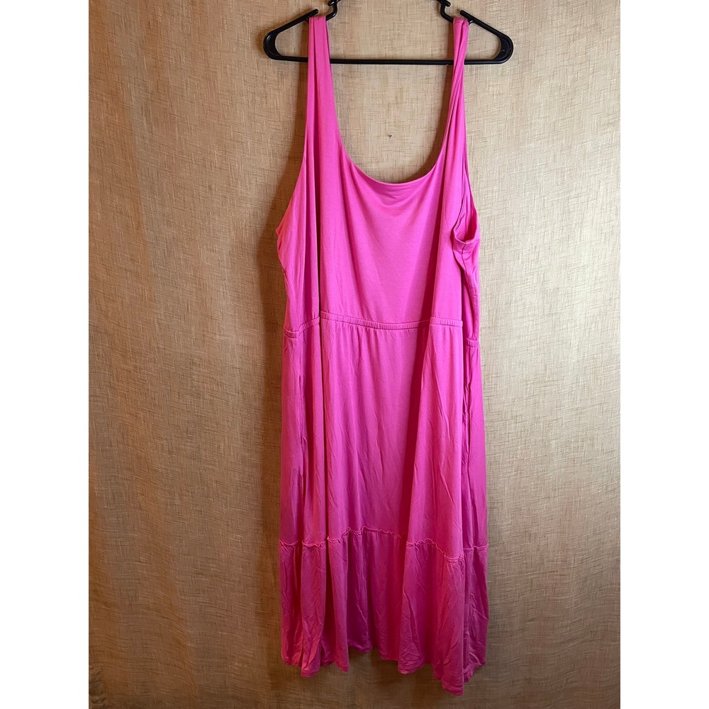 Jason Wu‎ Dress Tank Midi Casual Summer Sleeveless Pink 3XP